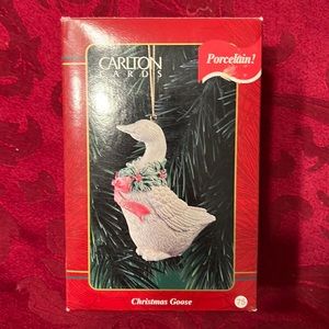 Carlton Cards 1997 Christmas Goose Ornament